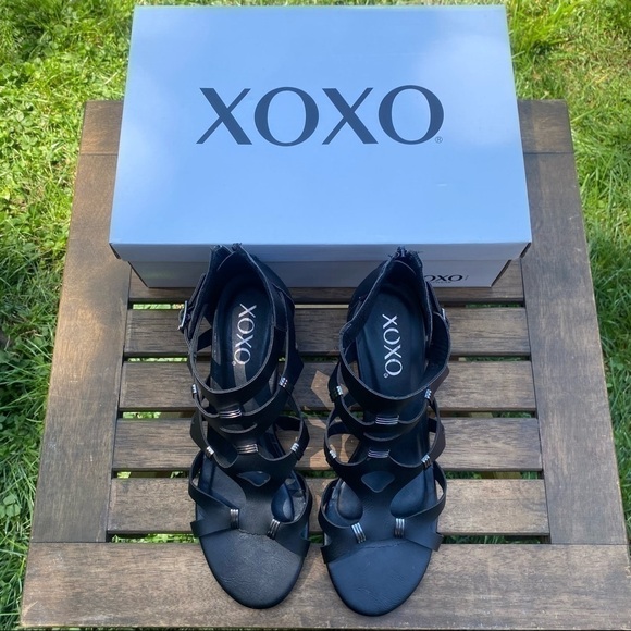 XOXO Women’s Sarabeth Ope Toe Casual Ankle Strap  Sandals Size 7.5 - Picture 3 of 6